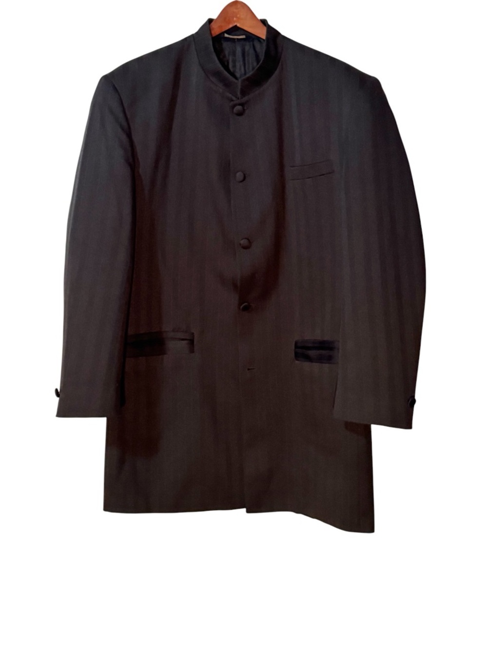 Vintage Mandarin Collar Blazer or Tux Jacket